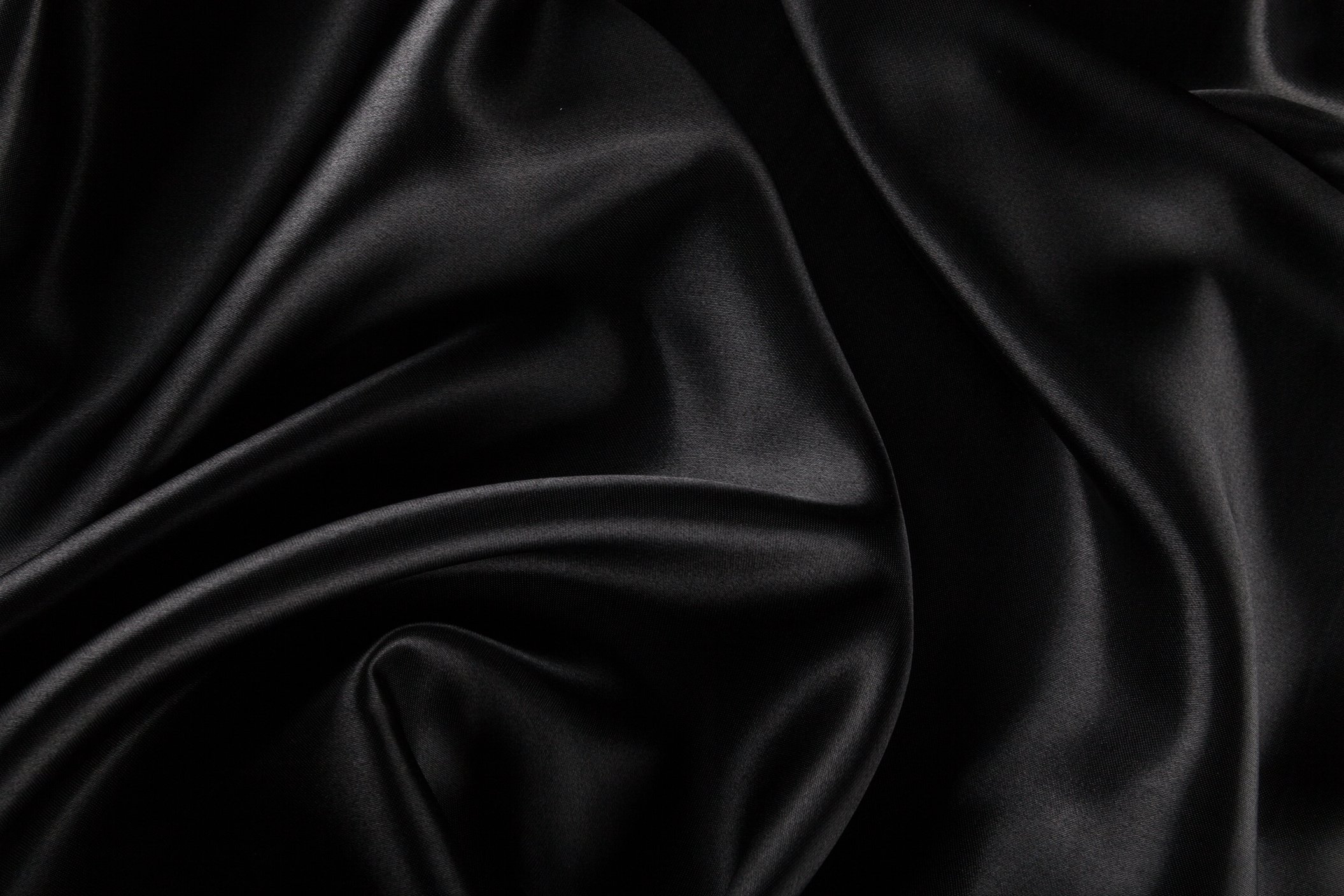 Black Silk Fabric